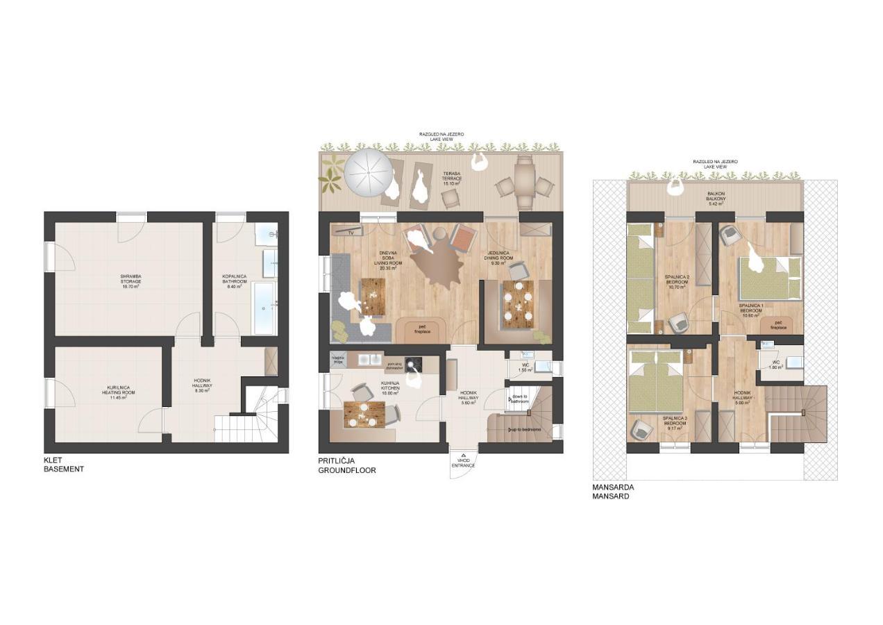 Magical Family Home 84 Бохинь Экстерьер фото